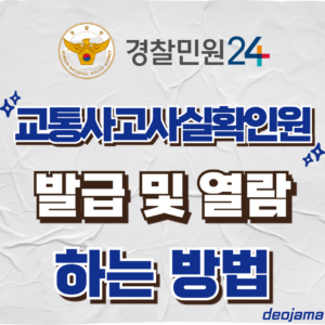 교통사고사실확인원 발급 썸네일